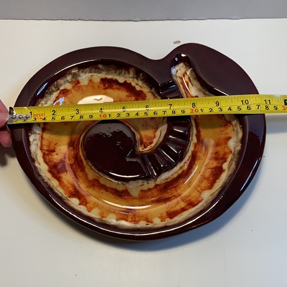 Vintage handmade pottery ashtray - Picture 4 of 5